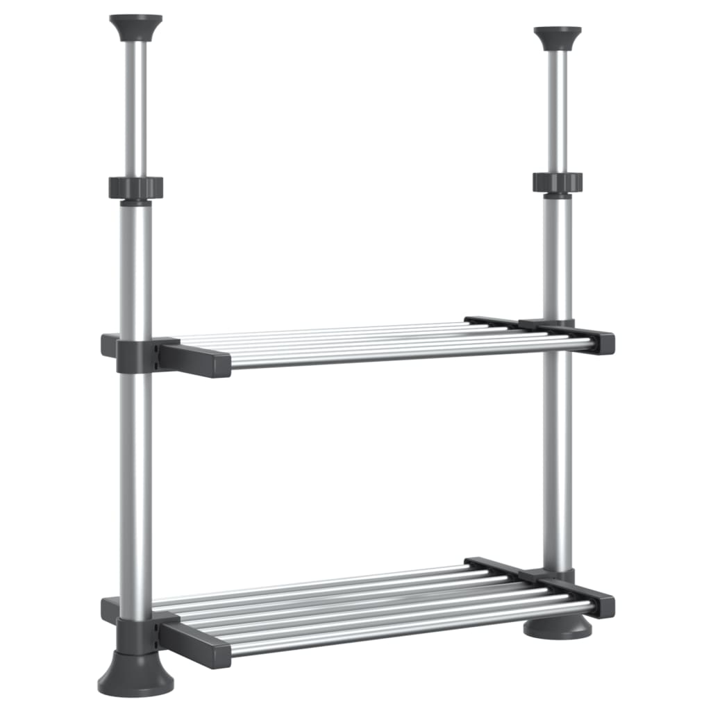 Vidaxl Kitchenness 50x25x (50-70) cm aluminium