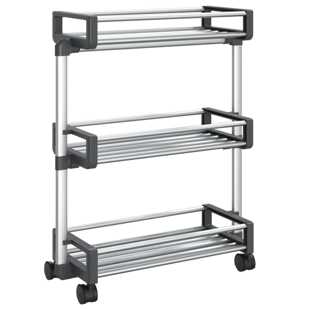 Rack de stockage Vidaxl 59x20x75 cm en aluminium