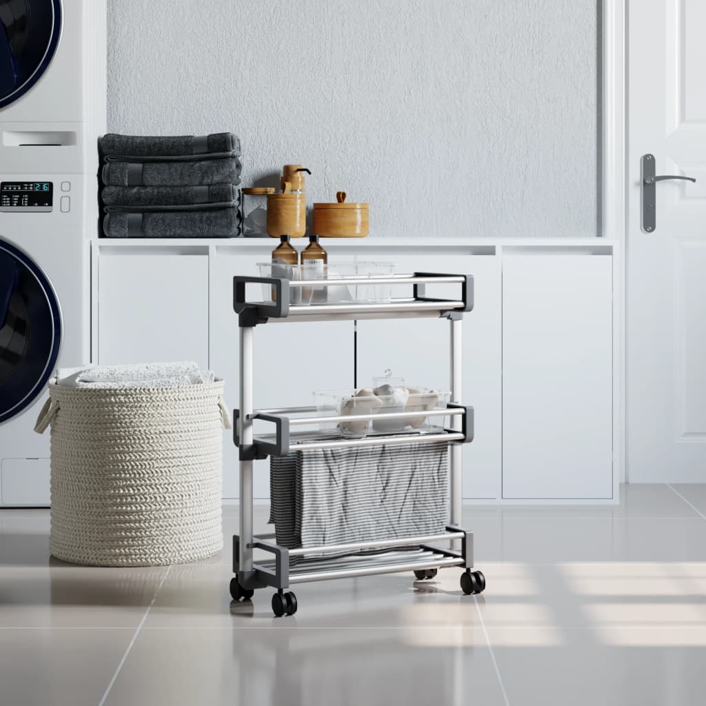Rack de stockage Vidaxl 59x20x75 cm en aluminium