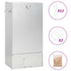 Vidaxl BBQ fumant four avec copeaux de bois 44.5x29x83 cm en acier