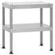 Table Vidaxl pour fumer le four 40x28x44.5 cm Acier galvanisé