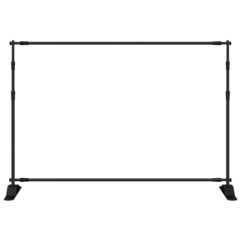Norme d'arrière-plan vidaxl 305x243 cm en acier noir