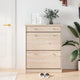 Armoire à chaussures Vidaxl Alta 77x35x96 cm Pine solide