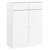 Armoire à chaussures Vidaxl Alta 77x35x96 cm Pine solide