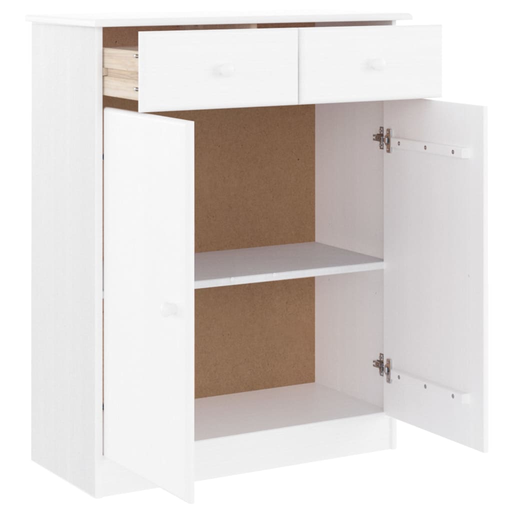Armoire à chaussures Vidaxl Alta 77x35x96 cm Pine solide