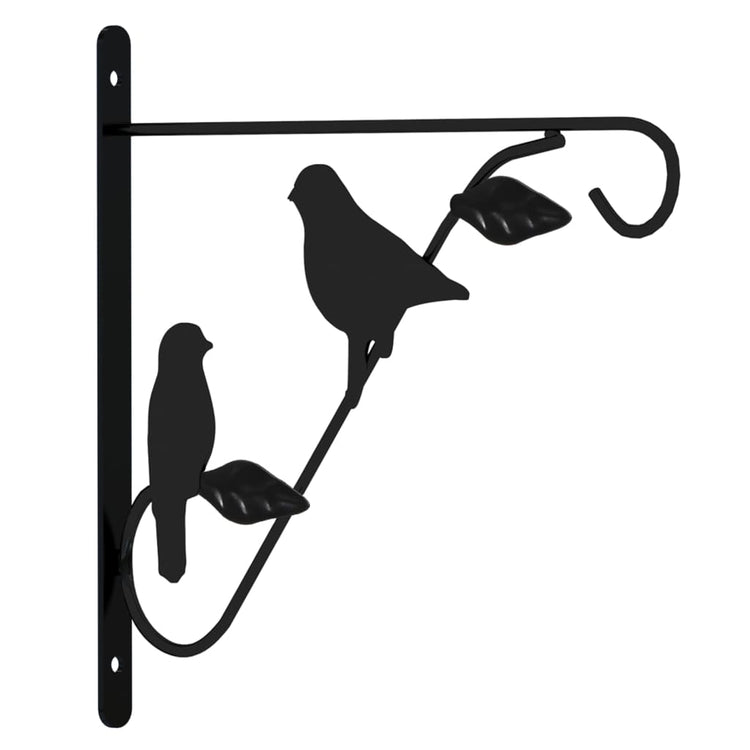 Prix ​​de panier suspendu Vidaxl avec planteurs 4 St Steel Black