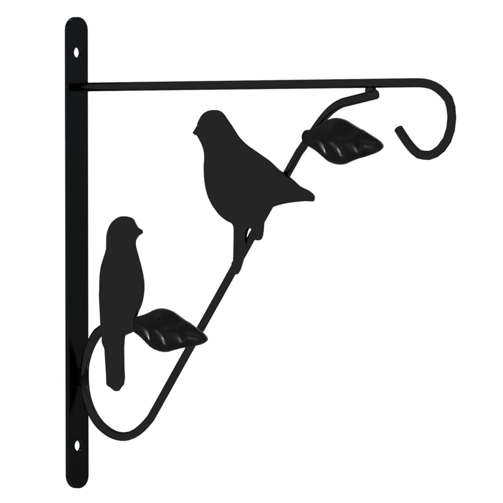 Prix ​​de panier suspendu Vidaxl avec planteurs 4 St Steel Black