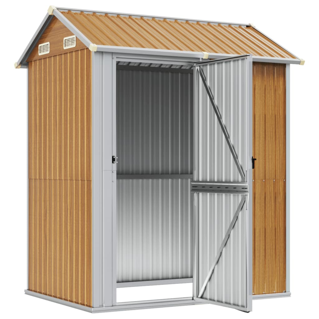 SHED JARDINE VIDAXL 192X152.5X237 CM GALVANISÉ ACI