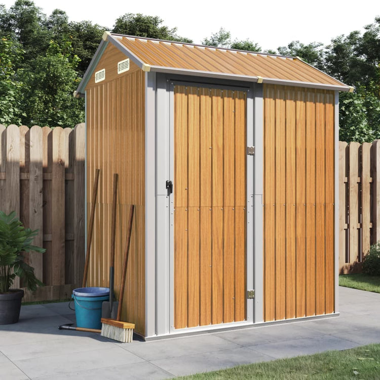 SHED JARDINE VIDAXL 192X152.5X237 CM GALVANISÉ ACI