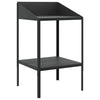 Norme de l'usine Vidaxl 56.5x54.5x100 cm Couleur d'anthracite en acier galvanisé