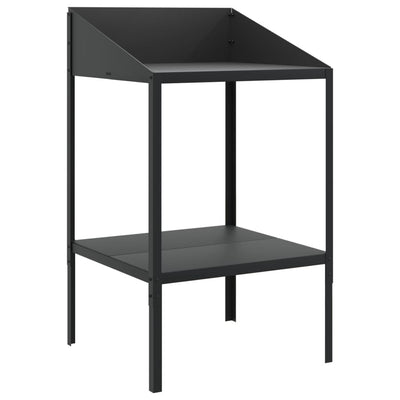 Norme de l'usine Vidaxl 56.5x54.5x100 cm Couleur d'anthracite en acier galvanisé
