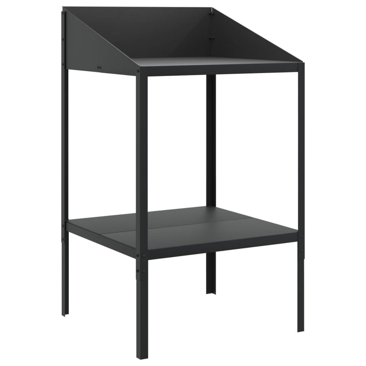 Norme de l'usine Vidaxl 56.5x54.5x100 cm Couleur d'anthracite en acier galvanisé