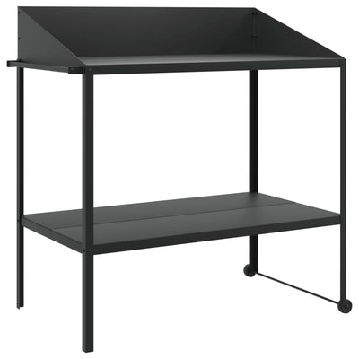 Standard de l'usine Vidaxl 100x54.5x100 cm Couleur d'anthracite en acier galvanisé