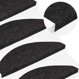 Vidaxl Stair tapis auto-adhésifs 10 pcs 65x22.5x3,5 cm anthracite -colored - afbeelding 1