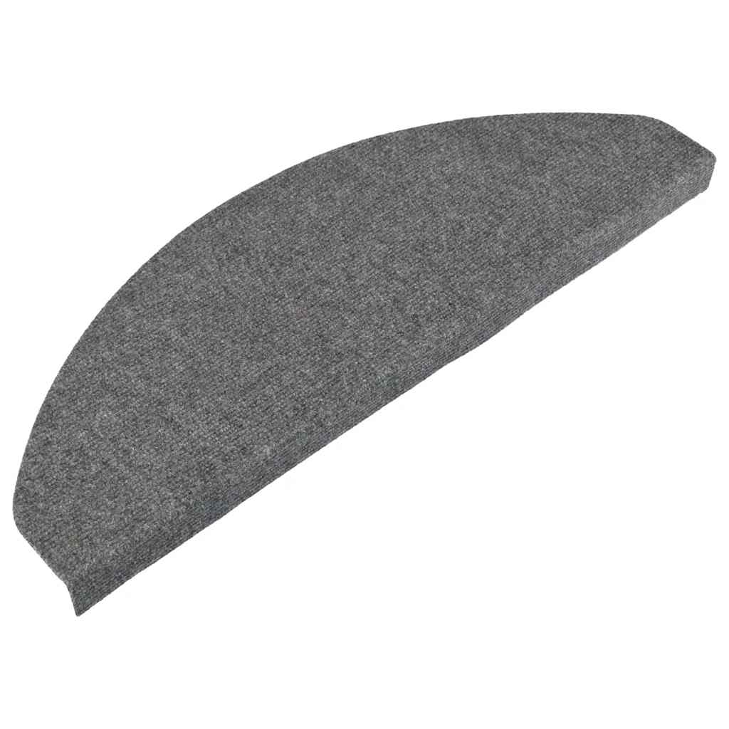 Vidaxl Mat à escalier auto-adhésif 10 ST 65x22.5x3,5 cm Gray