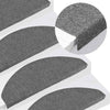 Vidaxl Mat à escalier auto-adhésif 10 ST 65x22.5x3,5 cm Gray