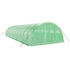 Vidaxl tuinkas avec cadre en acier 48 m² 12x4x2 m vert