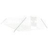 Vidaxl tuinkas avec cadre en acier 48 m² 12x4x2 m blanc
