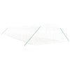 Vidaxl tuinkas avec cadre en acier 64 m² 16x4x2 m blanc