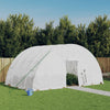 Vidaxl tuinkas avec cadre en acier 24 m² 6x4x2,85 m blanc