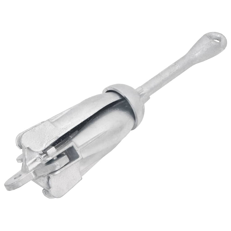 Vidaxl pliable 4 kg d'argent en fonte thermiquement galvanisée
