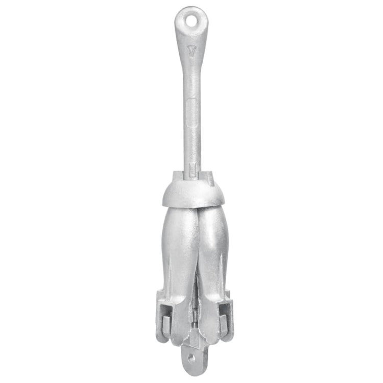Vidaxl pliable 4 kg d'argent en fonte thermiquement galvanisée
