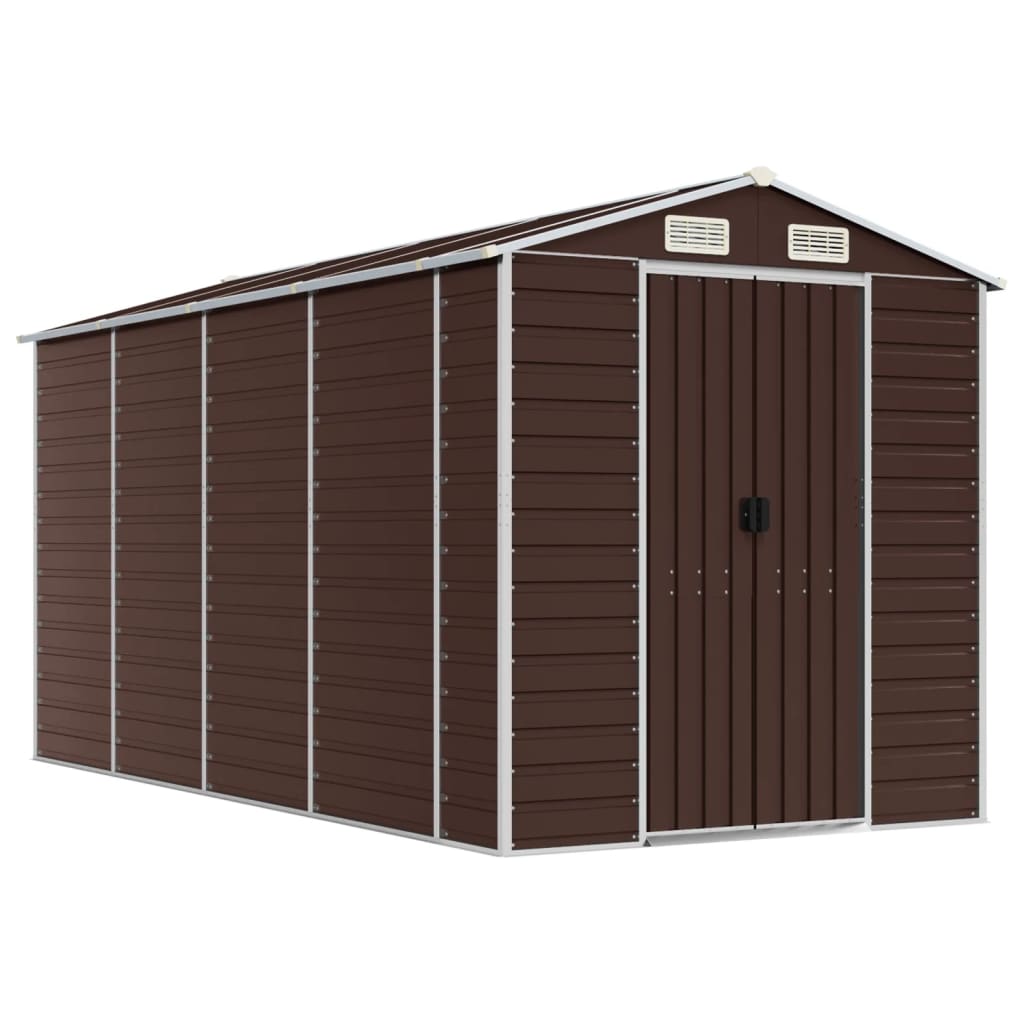 SHED JARDINE VIDAXL 191X385X198 CM GALVANISED SEED BRARN