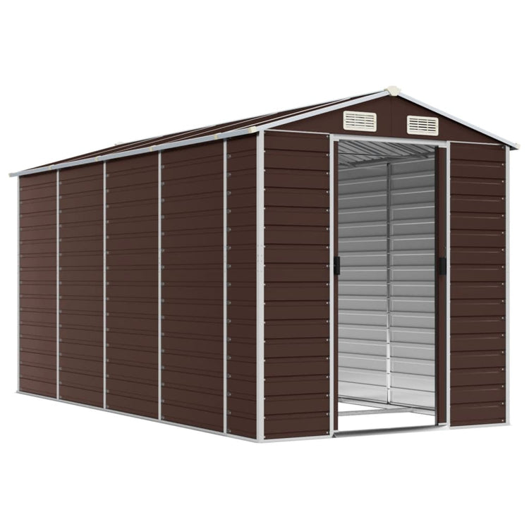 SHED JARDINE VIDAXL 191X385X198 CM GALVANISED SEED BRARN