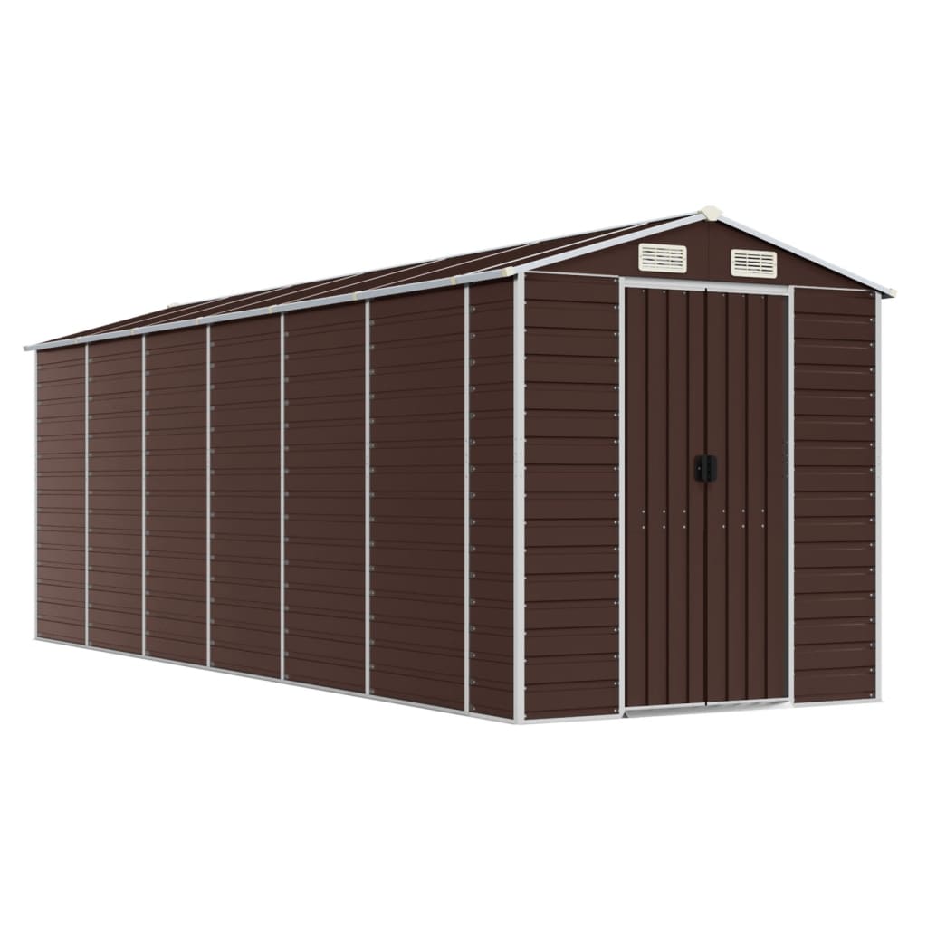 SHED JARDINE VIDAXL 191X555X198 CM GALVANISED SEAKE BRAUR
