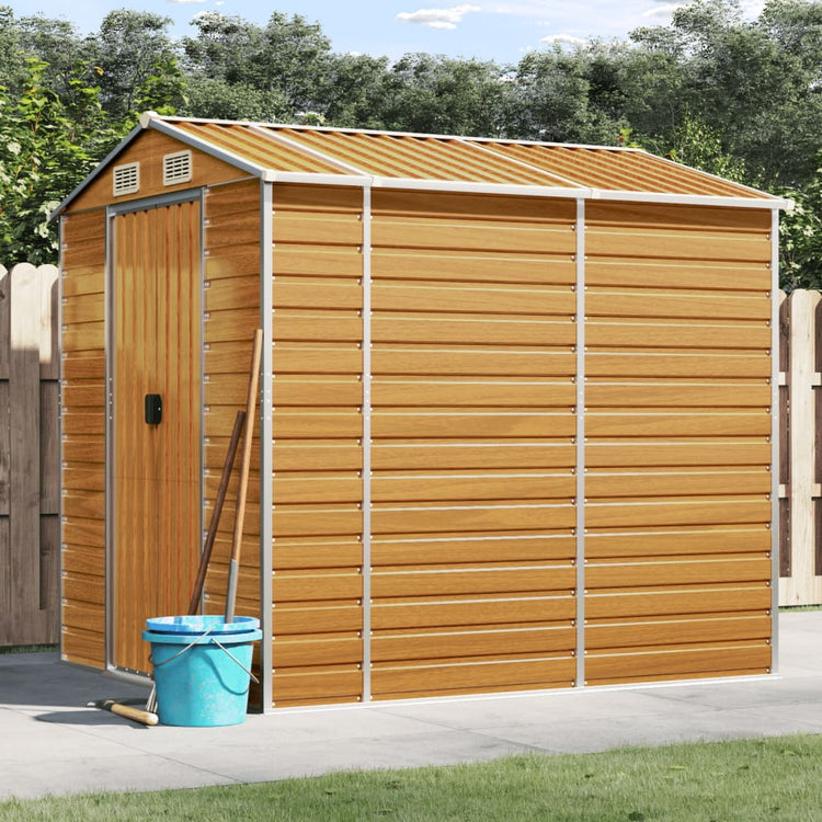 SHED JARDINE VIDAXL 191X215X198 CM GALVANISÉ ACI