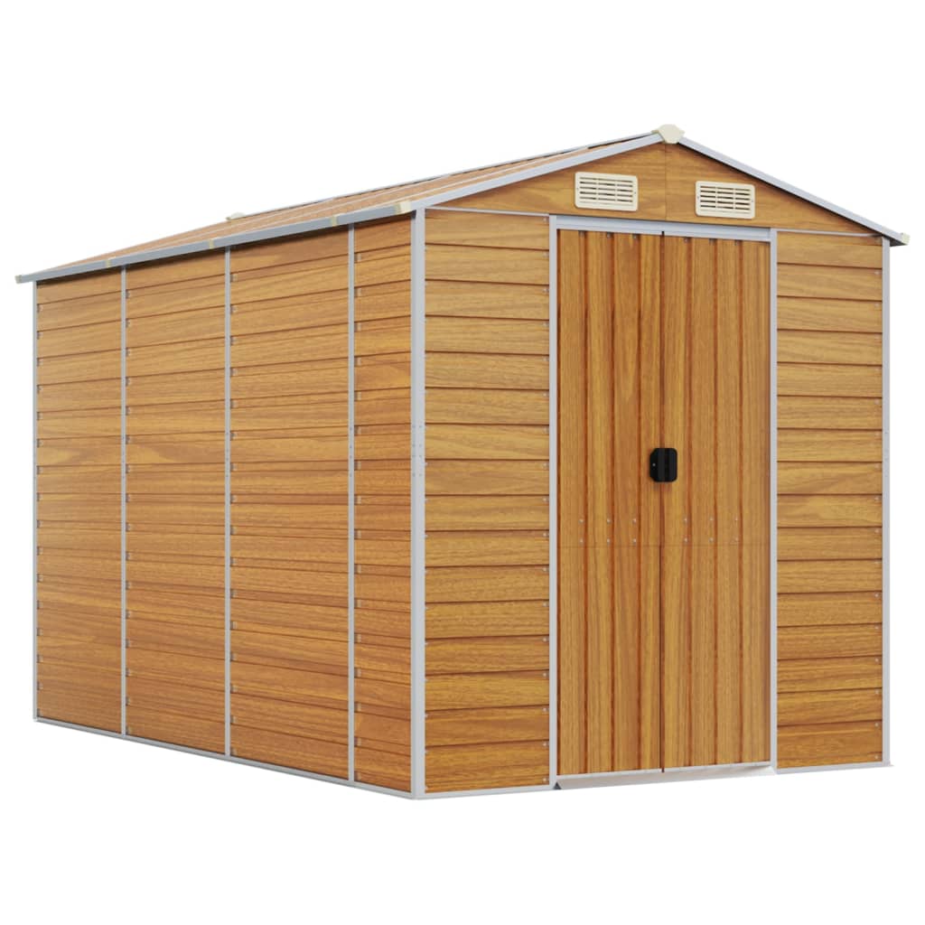 SHED JARDINE VIDAXL 191X300X198 CM GALVANISÉ ACI