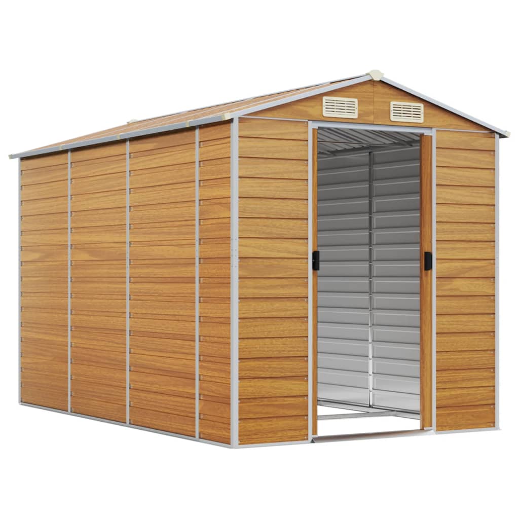 SHED JARDINE VIDAXL 191X300X198 CM GALVANISÉ ACI