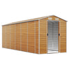 SHED JARDINE VIDAXL 191X555X198 CM GALVANISÉ ACI