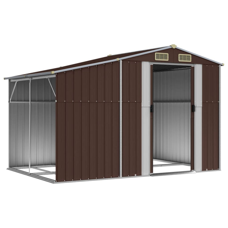 SHED JARDINE VIDAXL 277X192.5X179 CM GALVANISED SEAKE BRARN