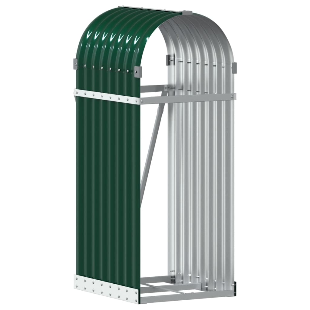 Vidaxl Bood Storage 40x45x100 cm Galvanisé en acier vert