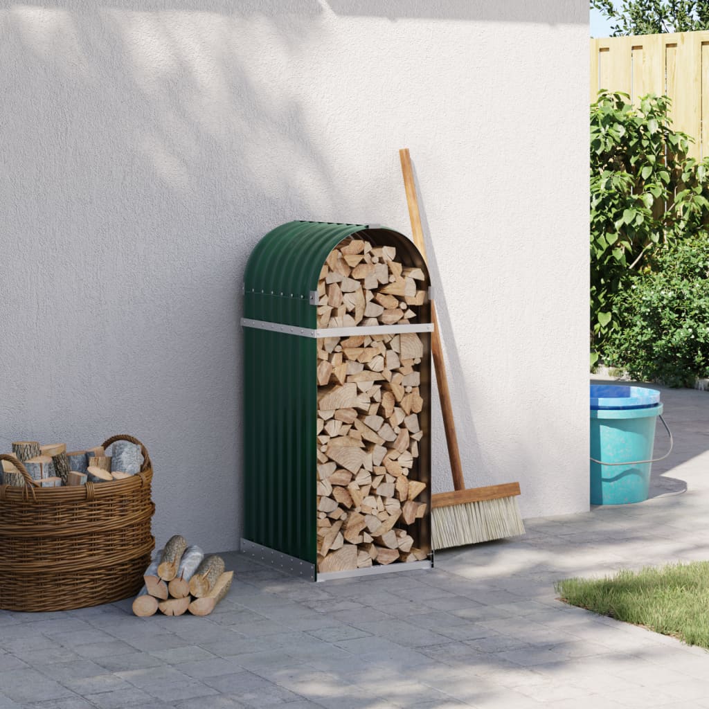 Vidaxl Bood Storage 40x45x100 cm Galvanisé en acier vert