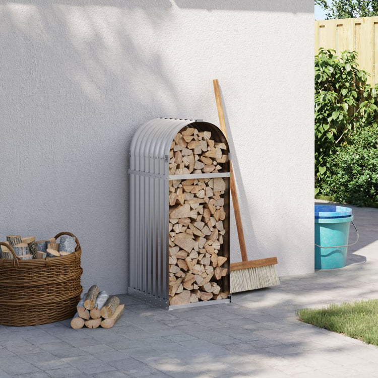 Vidaxl Foow Bood Storage 40x45x100 cm Galvanisé en acier argenté coloré