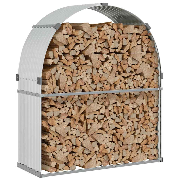 Vidaxl Foow Bood Storage 120x45x140 cm Couleur en argent en acier galvanisé