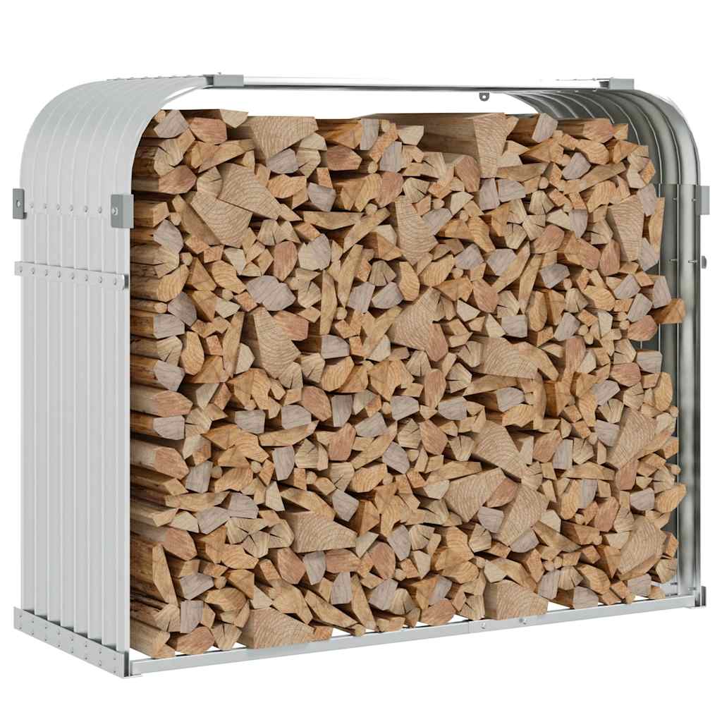 VIDAXL FOOW BOOD STOCKING 120X45X100 CM GALVANISED SIREY Silver Couleur