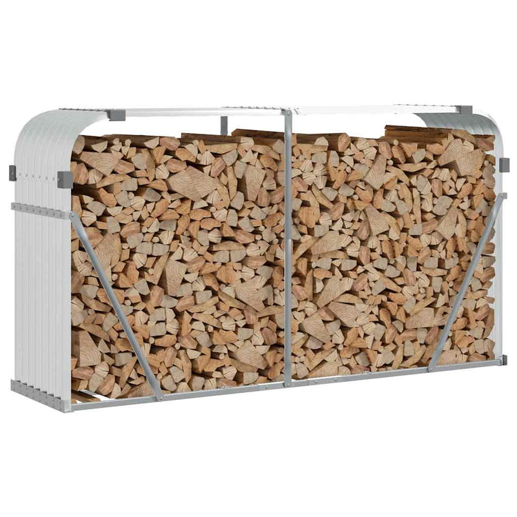 Vidaxl Bood Storage 180x45x100 cm Couleur en argent en acier galvanisé
