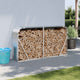 Vidaxl Bood Storage 180x45x100 cm Couleur en argent en acier galvanisé