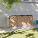 Stockage de bois de chauffage Vidaxl 234x45x100 cm Couleur en argent en acier galvanisé