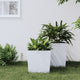 Planificateur Vidaxl avec look Rattan Bak amovible 21 32 L PP blanc