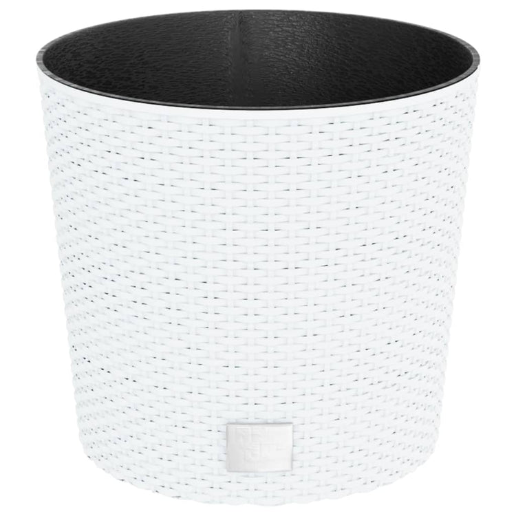 Planificateur Vidaxl avec look Rattan Bak amovible 15 15,3 l pp blanc