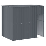 Vidaxl Dog Loft avec toit 214x153x181 cm anthracite en acier galvanisé - afbeelding 2