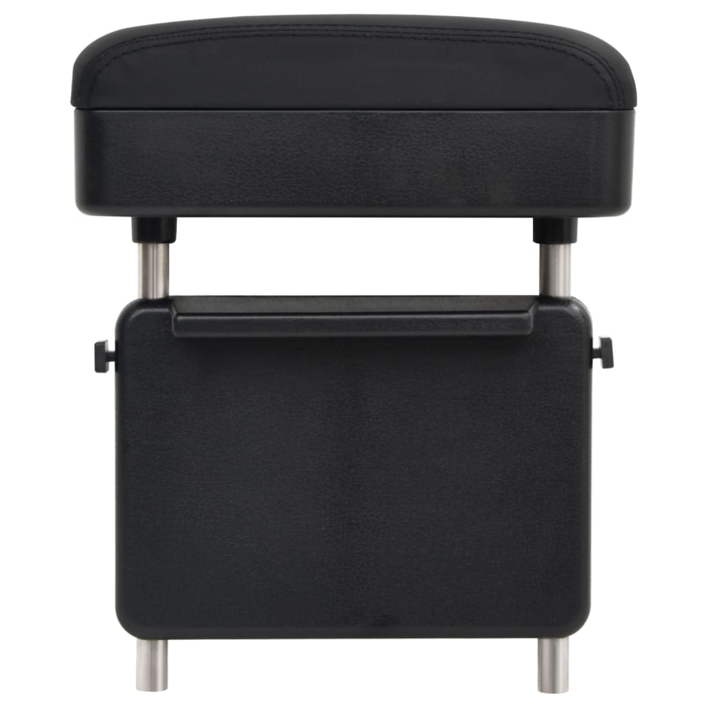 Vidaxl accoudoir universel 23x8x (30-38) cm noir