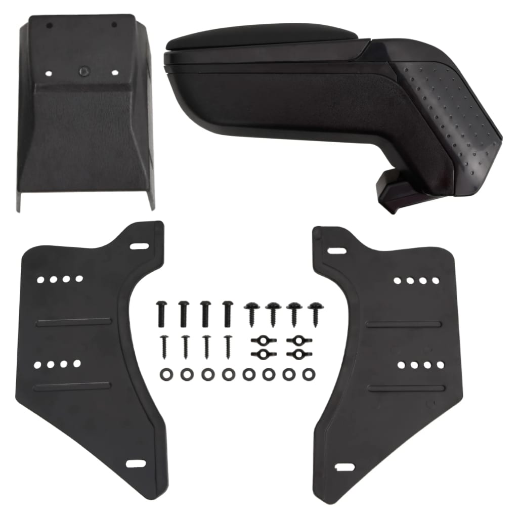 Vidaxl accoudoir universel 13x33x (33-53) cm noir