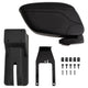 Accoudoir vidaxl 12x29x (32-46) cm noir