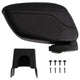 Accoudoir vidaxl 13x31x (31-44) cm noir