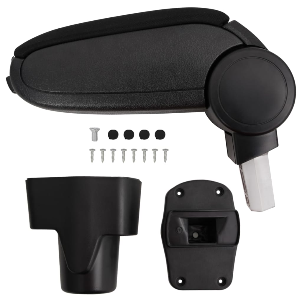 Accoudoir vidaxl 13x34x (36,5-53) cm noir